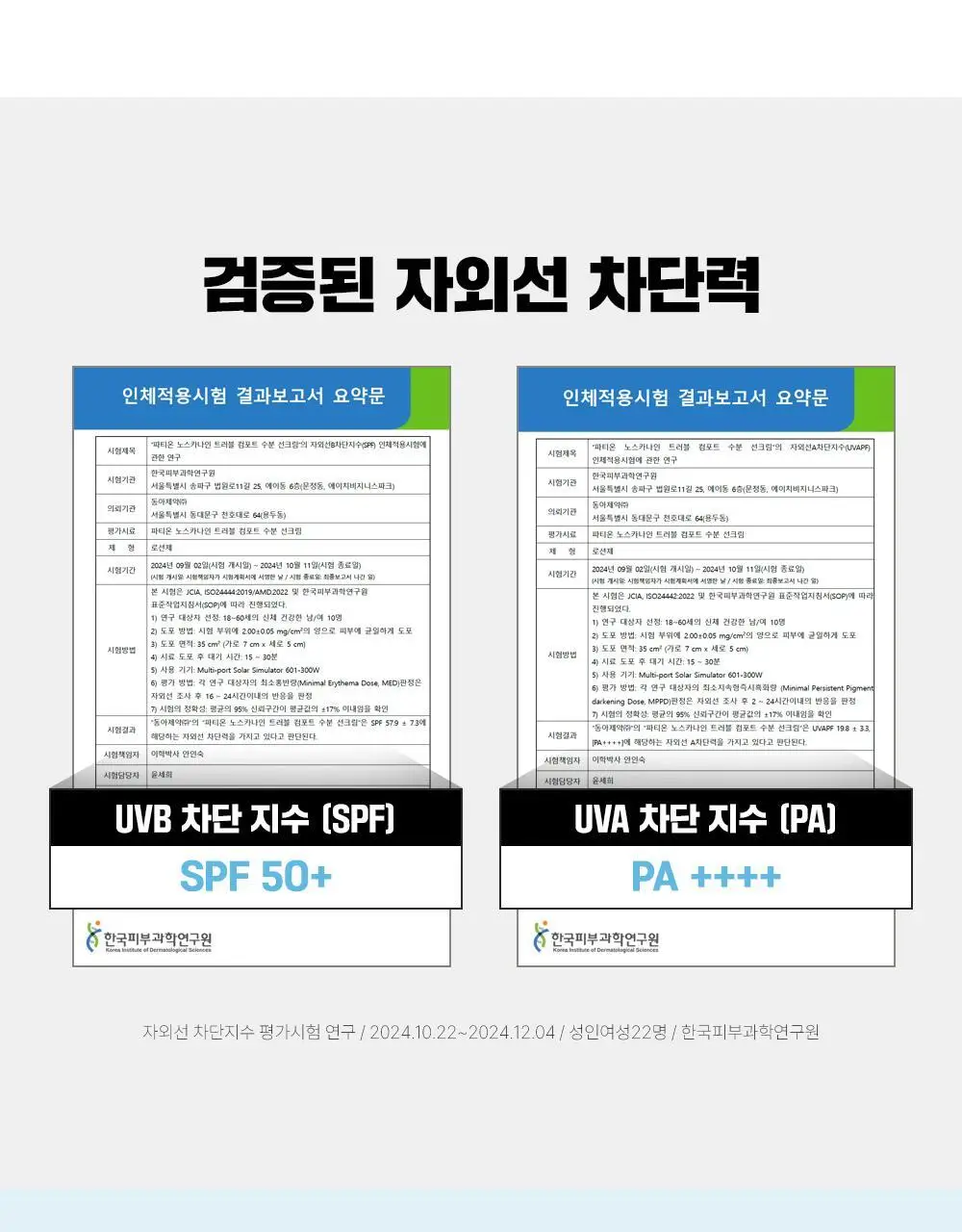 [단독기획] 파티온 노스카나인 트러블 컴포트 수분 선크림 40ml 2입(더블) 기획 상세페이지 15